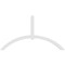 Ekena Millwork Archdale Architectural Grade PVC Gable Bracket, 84"W x 45 1/2"H x 2"D x 4"F, 13/12 Pitch GBP084X46X0204ARC00 - alternate 4